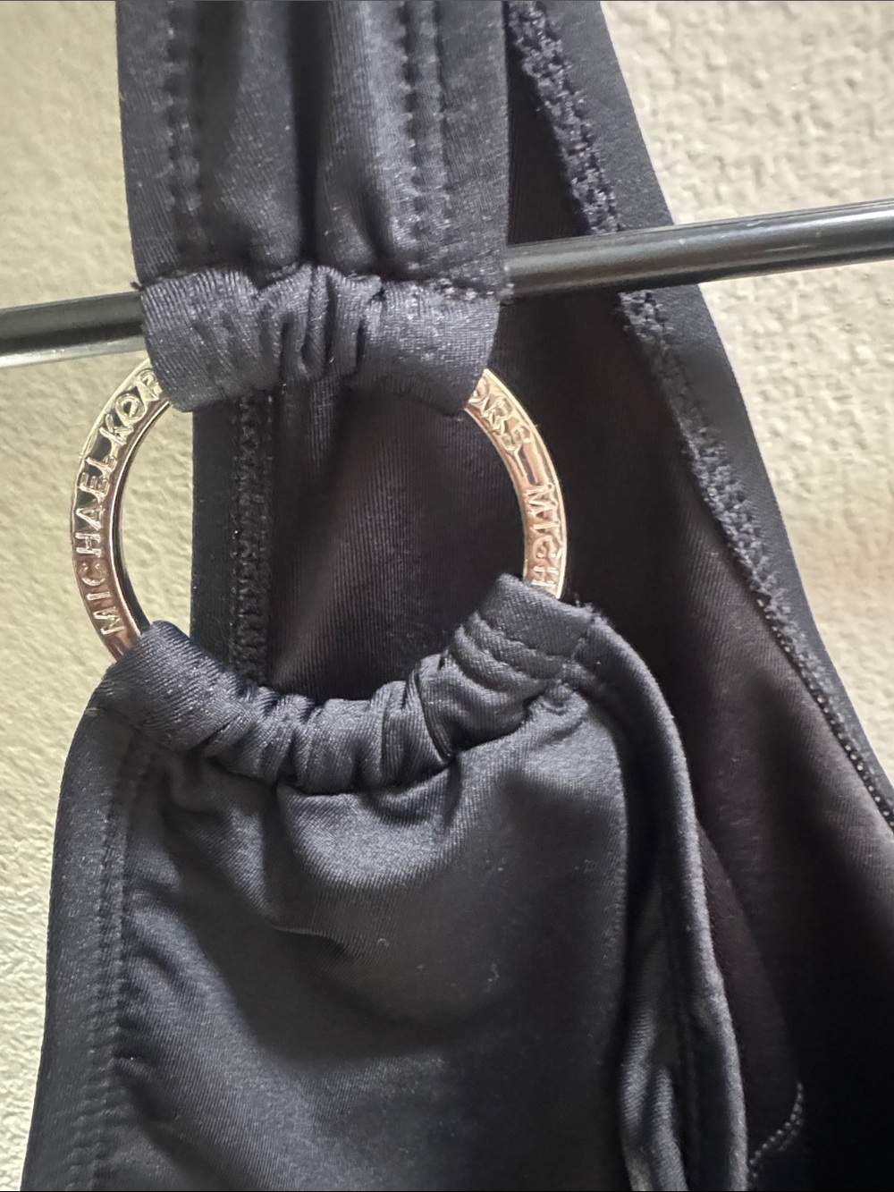 Michael Kors Black One-Shoulder Girls One-Piece Swimsuit - Picture 7 of 8